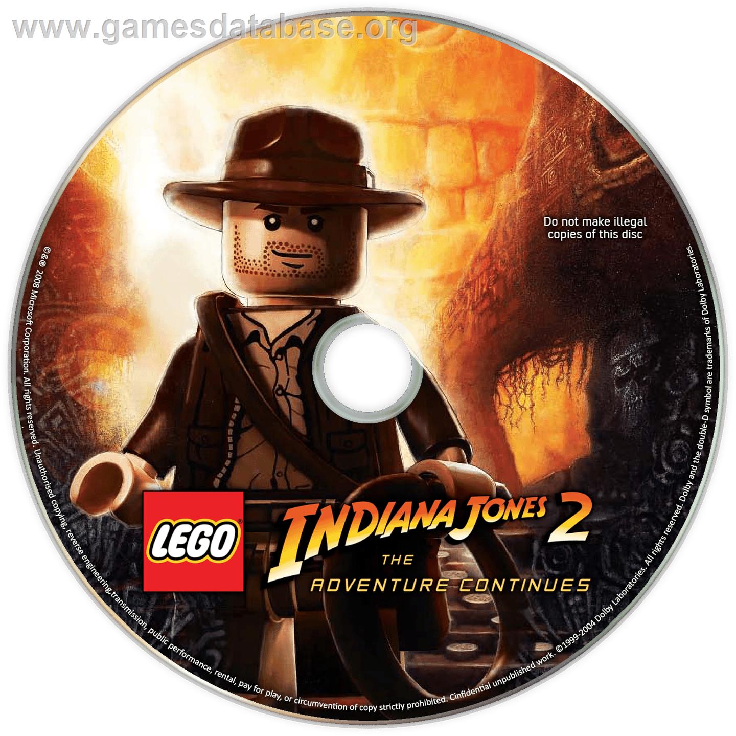 LEGO Indiana Jones 2 - The Adventure Continues - Microsoft Windows - Artwork - Cartridge